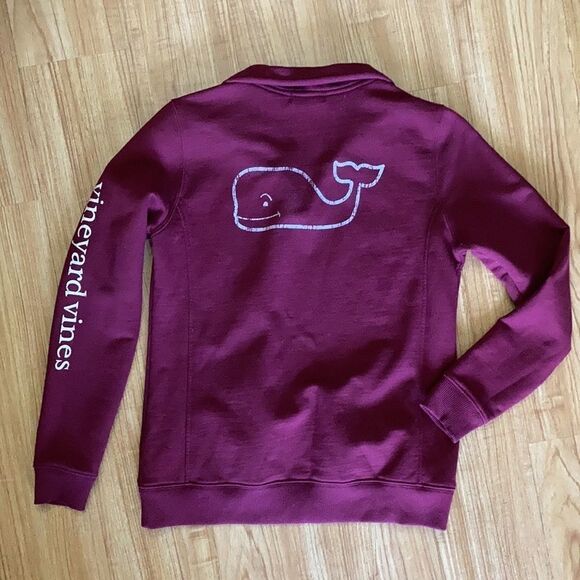 Vineyard Vines Long Sleeve 1/4 ZIP Sweatshirt EUC - Picture 4 of 4